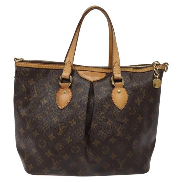 LOUIS VUITTON Monogram Palermo PM Tote Bag M40145 LV Auth PP455 - Picture 1 of 16